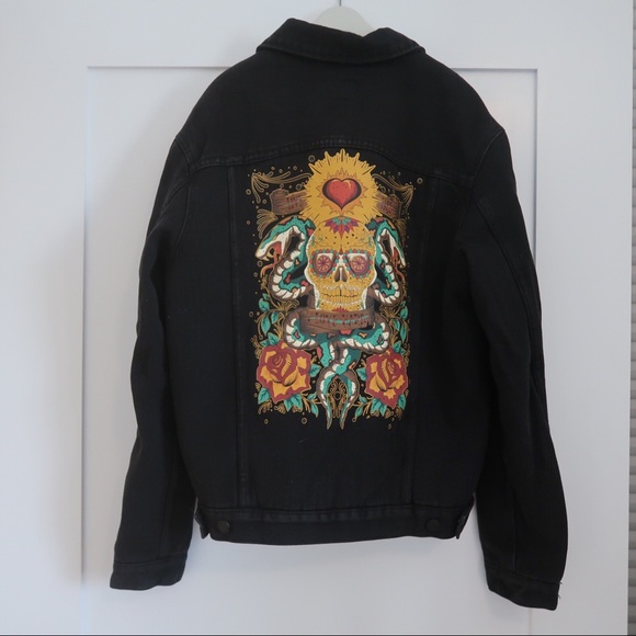 zara skull jacket